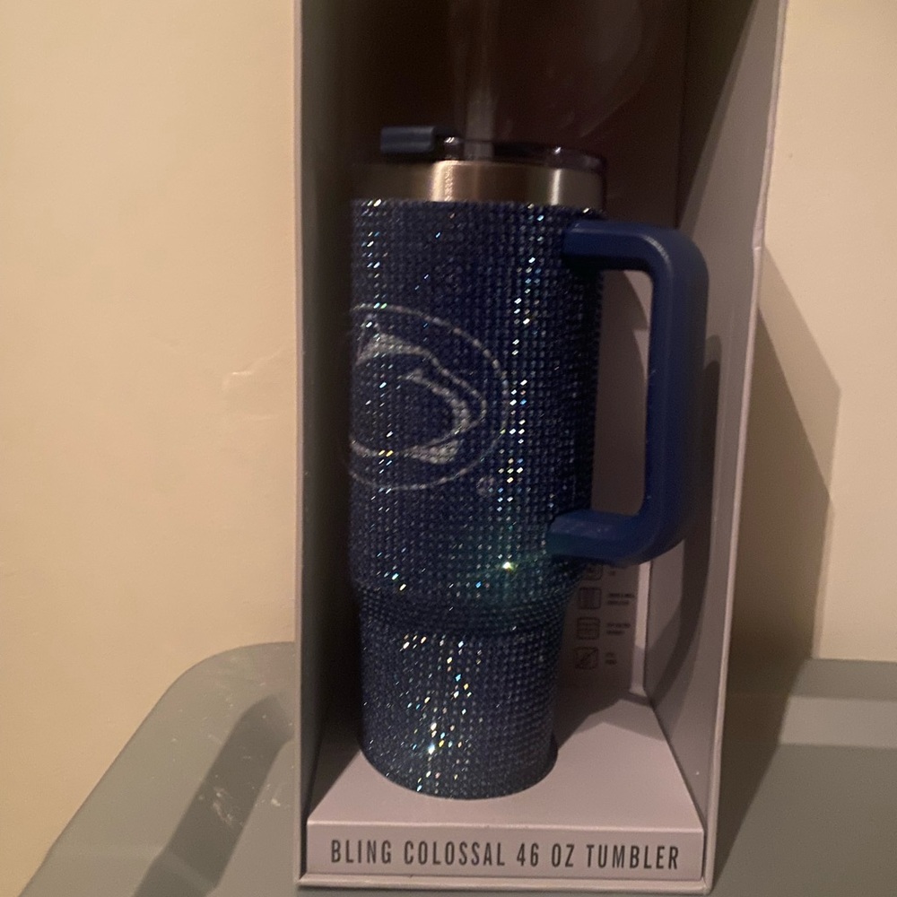 The Memory Company Penn State Nittany Lions 46oz Bling Colossal Tumbler - Blue